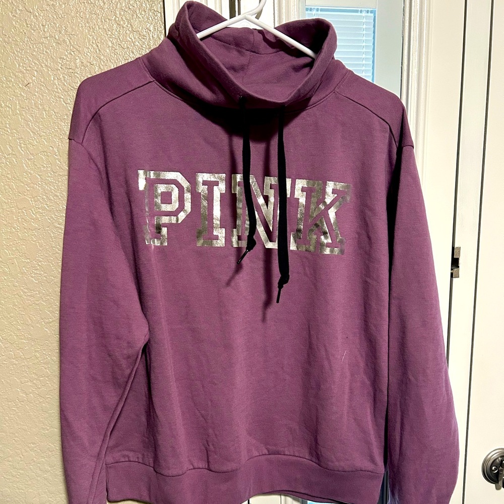 NWT - PINK mock-neck, size Small.  Color is purplish mauve.